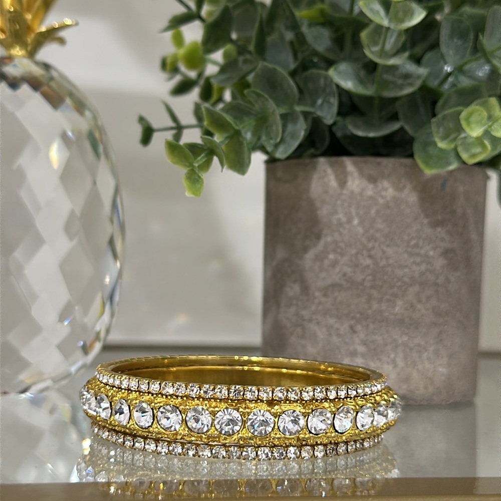 Cache Gold bangles set - Picture 4 of 7